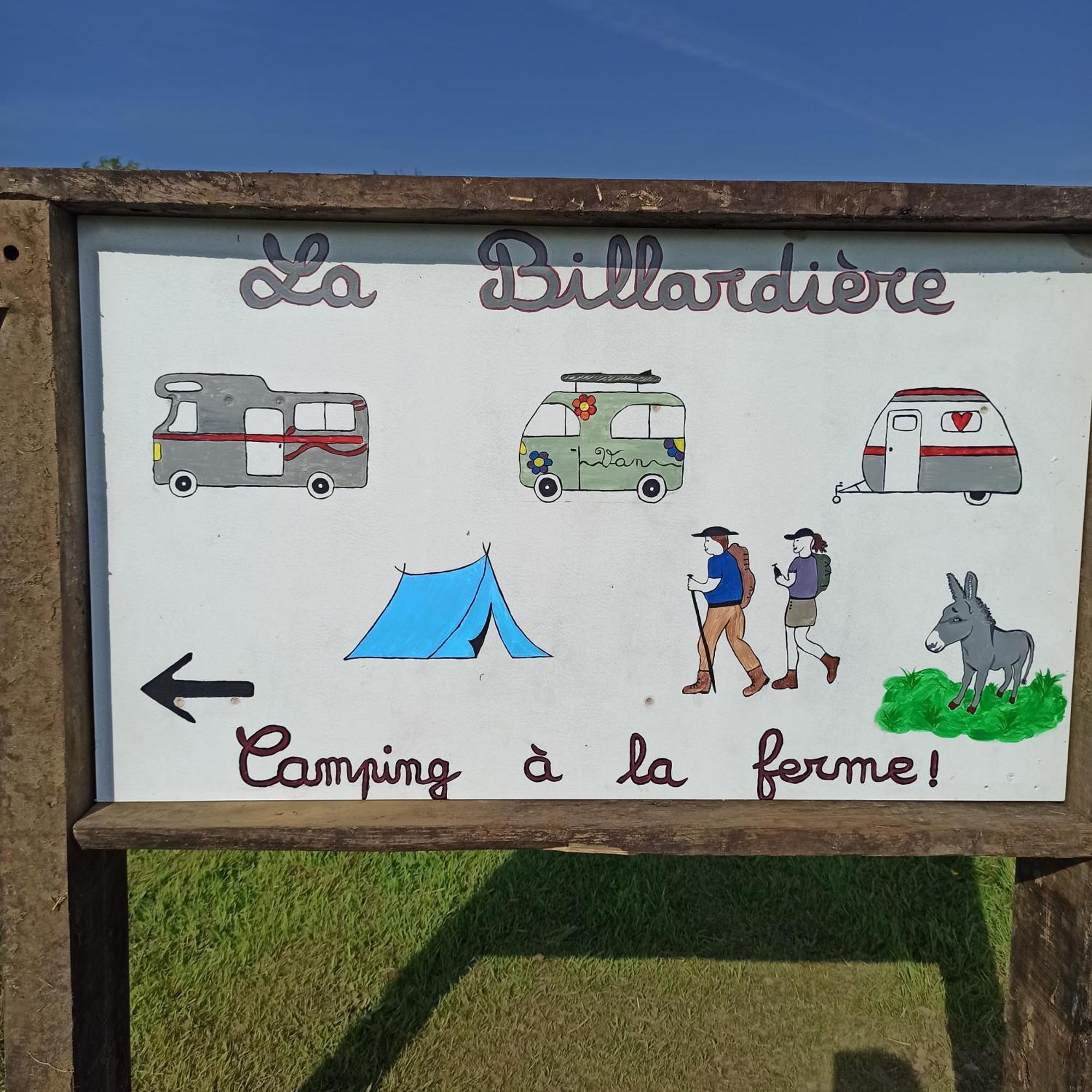 La Billardiere Camping A La Ferme Le Menil-Ciboult Экстерьер фото