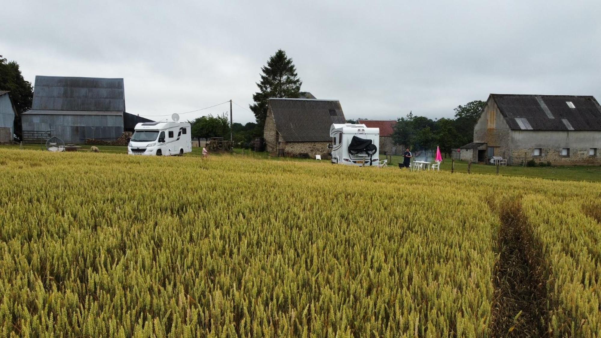 La Billardiere Camping A La Ferme Le Menil-Ciboult Экстерьер фото